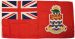 0.75yd 27x13in 70x35cm Cayman Islands red ensign (woven MoD fabric)